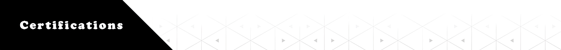 Certifications